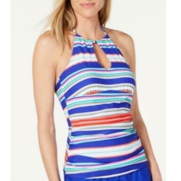 Island Escape Other - Nwt Island Escape Horizon Halter Tankini Swim Top